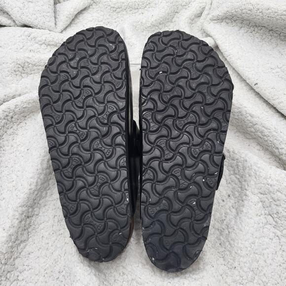 Birkenstock Boston BlackLeather Slip-ons clogs Soft footbed 42 US 9-9.5 - Picture 5 of 6